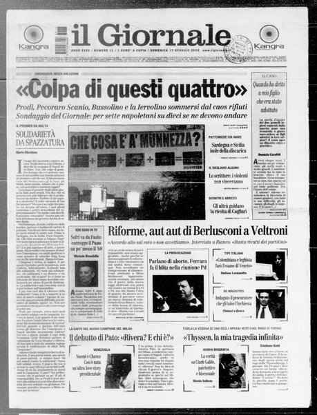 Il giornale : quotidiano del mattino